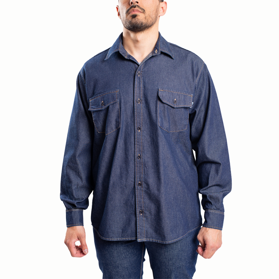 Camisa Jean Classic Azul